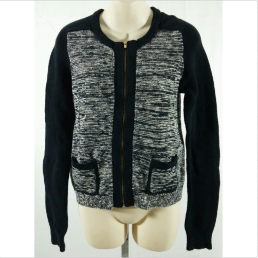 Banana Republic Zip Up Cardigan Sweater Medium
